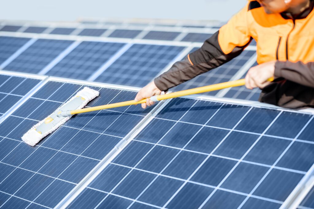 mismatch painel solar limpeza