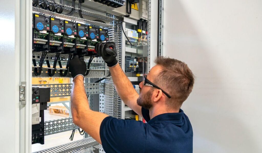 Painel elétrico industrial com cabo flexível HEPR 90ºC 0,61kv
