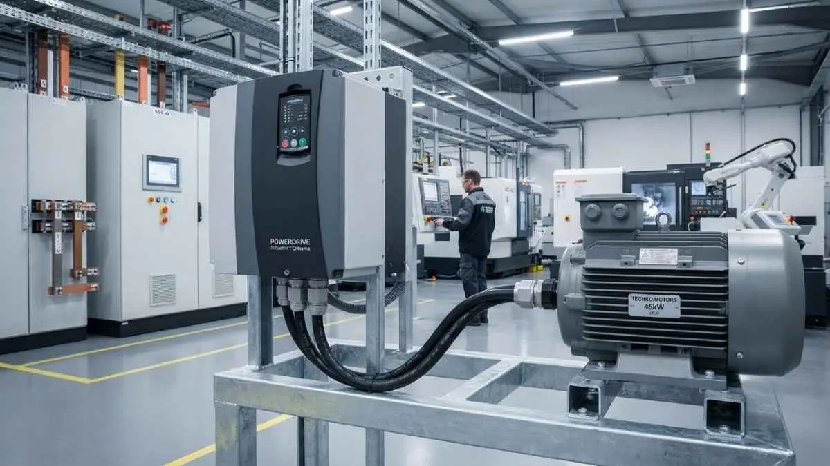 Cabo PP 3x6mm utilizado na alimentação de equipamento industrial.