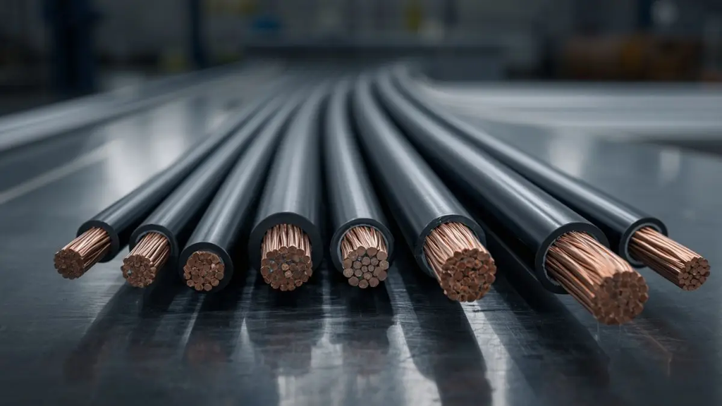 Máxima eficiência: solicite seu orçamento de cabo de solda ExtraFlex com a Cabomaq 3 Diferentes seções de cabo flexível para soldagem